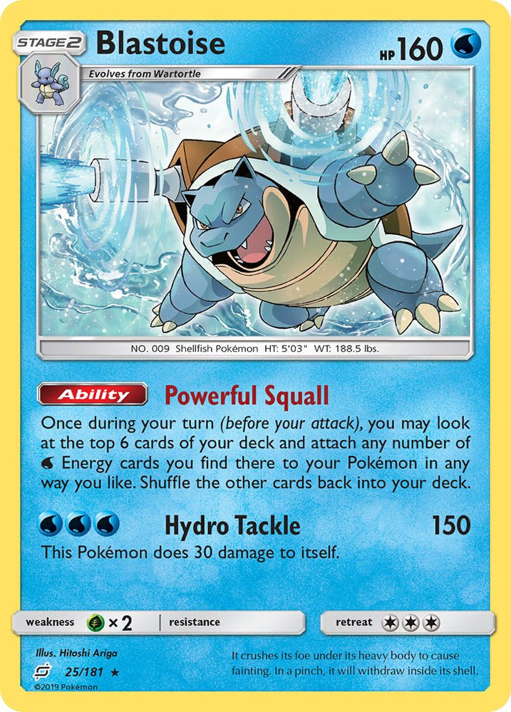 Blastoise (SM Team Up) (25/181) [Theme Deck Exclusives]