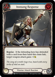 Ironsong Response (Blue) [WTR134] Unlimited Rainbow Foil