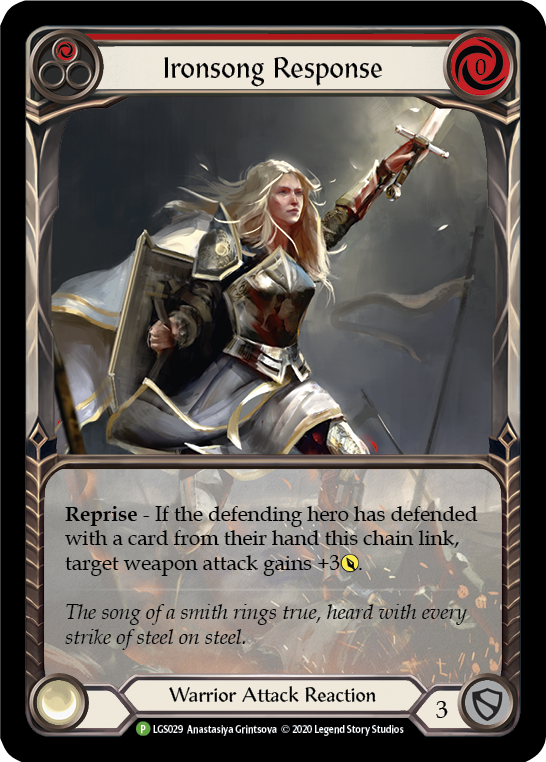 Ironsong Response (Red) [LGS029] Rainbow Foil
