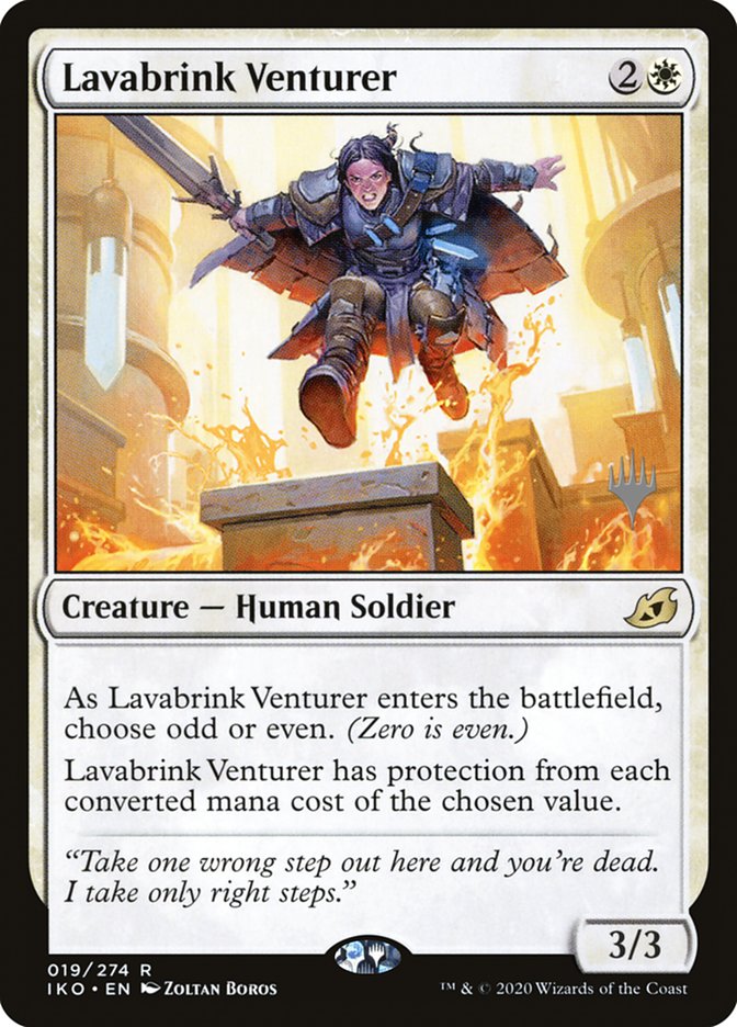 Lavabrink Venturer (Promo Pack) [Ikoria: Lair of Behemoths Promos] (PIKO 19P)