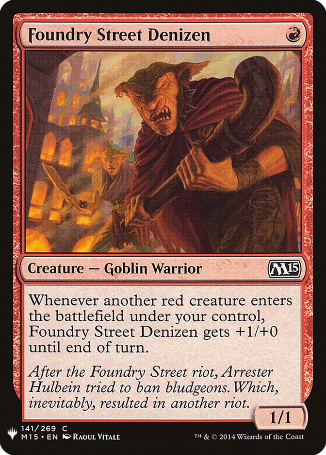 Foundry Street Denizen [Mystery Booster] (MB1 936)