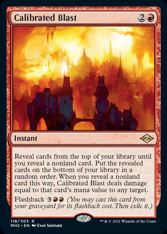 Calibrated Blast [Modern Horizons 2] (MH2 118)