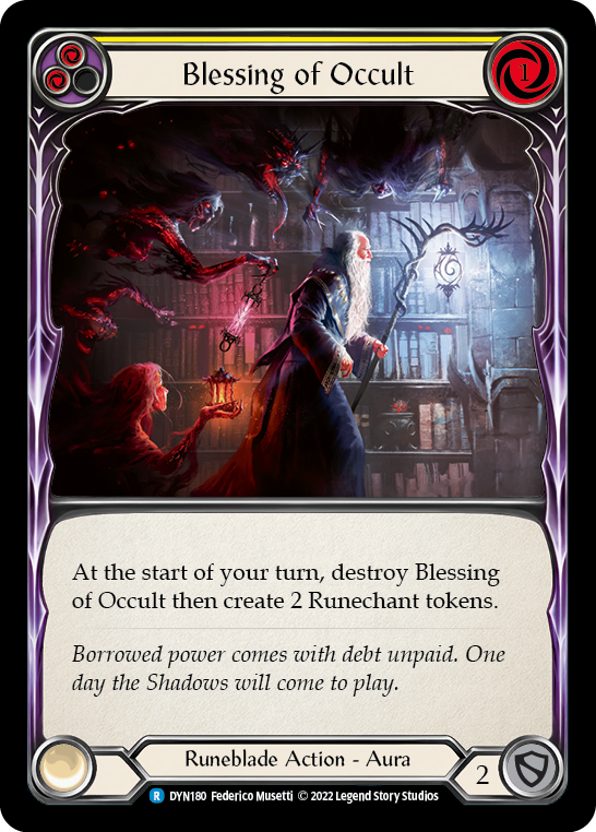 Blessing of Occult [DYN180] (Dynasty)  Rainbow Foil