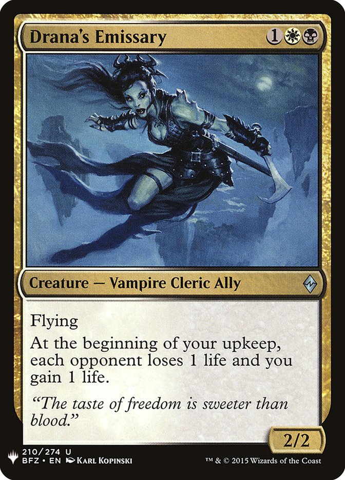 Drana's Emissary [Mystery Booster] (MB1 1419)