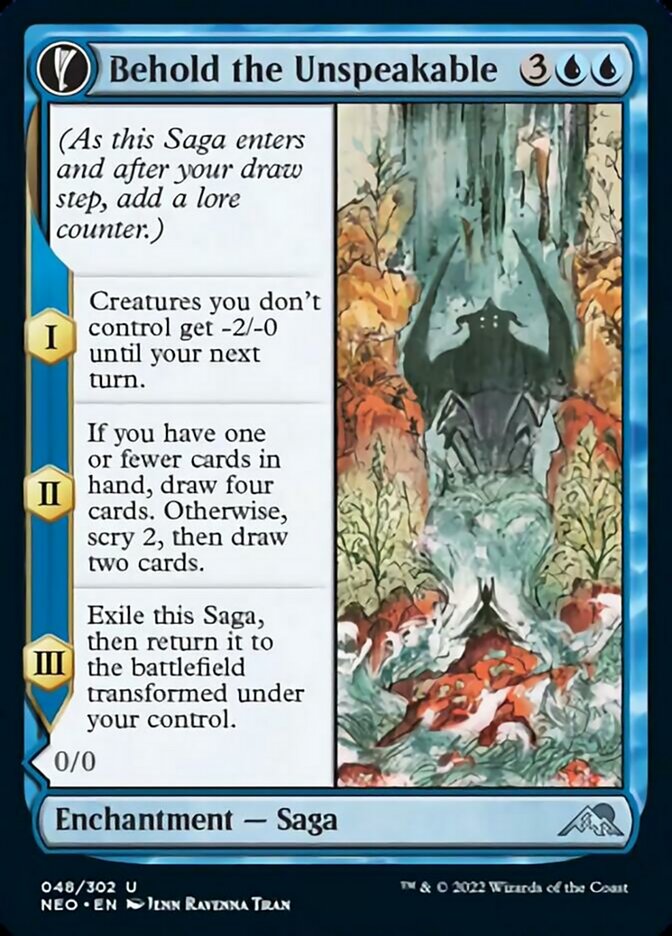 Behold the Unspeakable // Vision of the Unspeakable [Kamigawa: Neon Dynasty] (NEO 48)