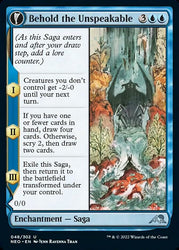 Behold the Unspeakable // Vision of the Unspeakable [Kamigawa: Neon Dynasty] (NEO 48)
