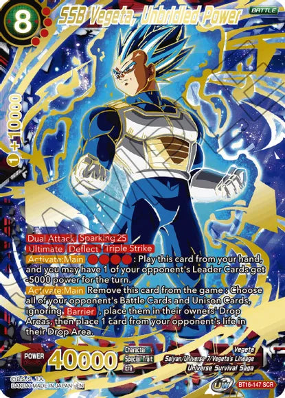 SSB Vegeta, Unbridled Power [BT16-147]