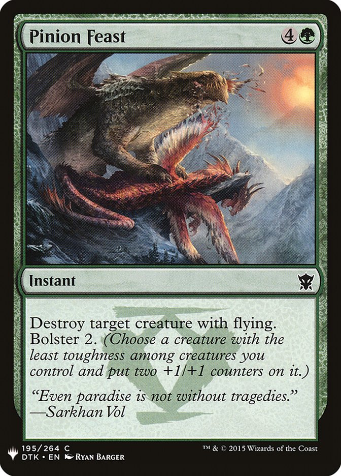 Pinion Feast [Mystery Booster] (MB1 1294)