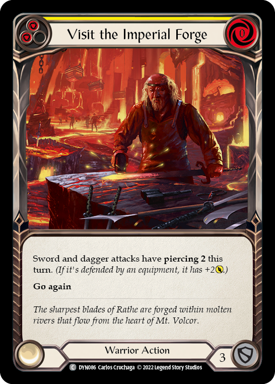 Visit the Imperial Forge [DYN086] (Dynasty)  Rainbow Foil