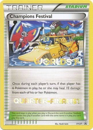 Champions Festival XY27 2014 Quarter Finalist (XY27) [XY: Black Star Promos]