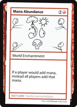 Mana Abundance (2021 Edition) [Mystery Booster Playtest Cards] (CMB1 58)
