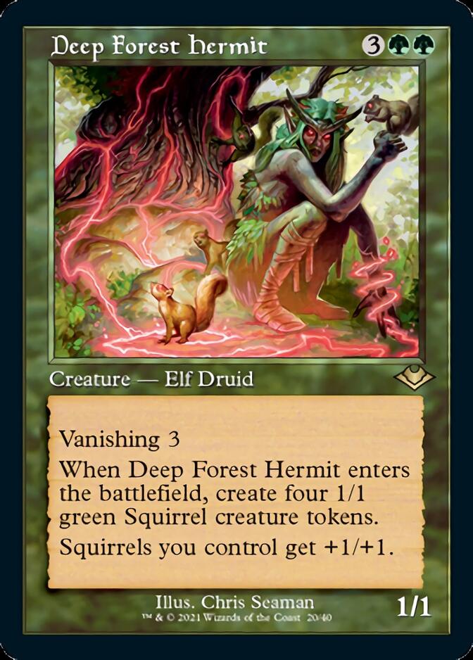 Deep Forest Hermit (Retro Etched Foil) [Modern Horizons 2] (H1R 20)