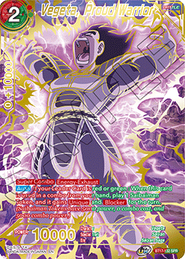 Vegeta, Proud Warrior (BT17-132) [Ultimate Squad]