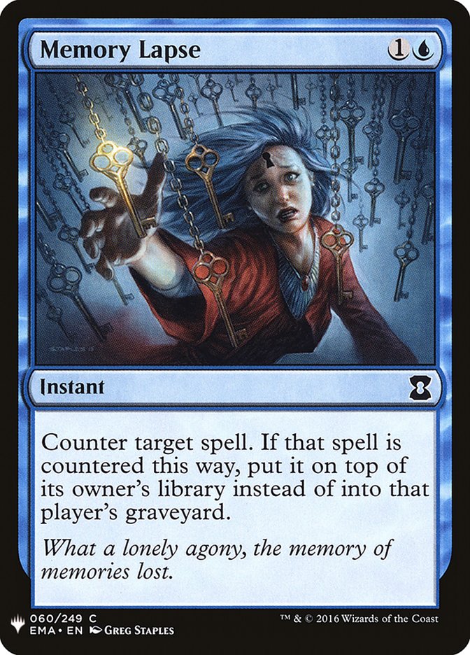 Memory Lapse [Mystery Booster] (MB1 425)