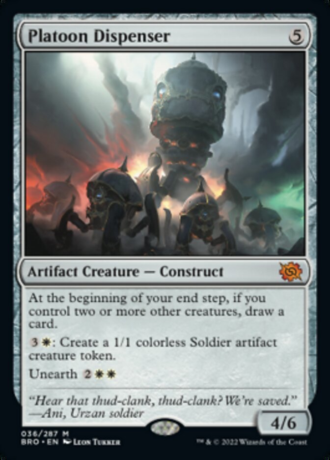 Platoon Dispenser [The Brothers' War: Promo Pack]