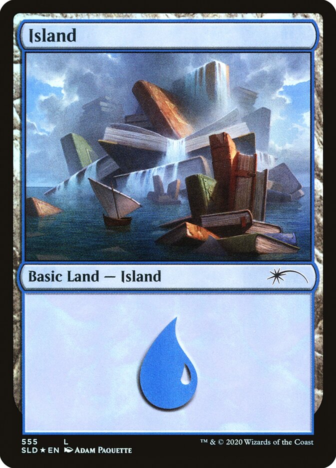Island (Well Read) (555) [Secret Lair Drop Promos] (PSLD 555)
