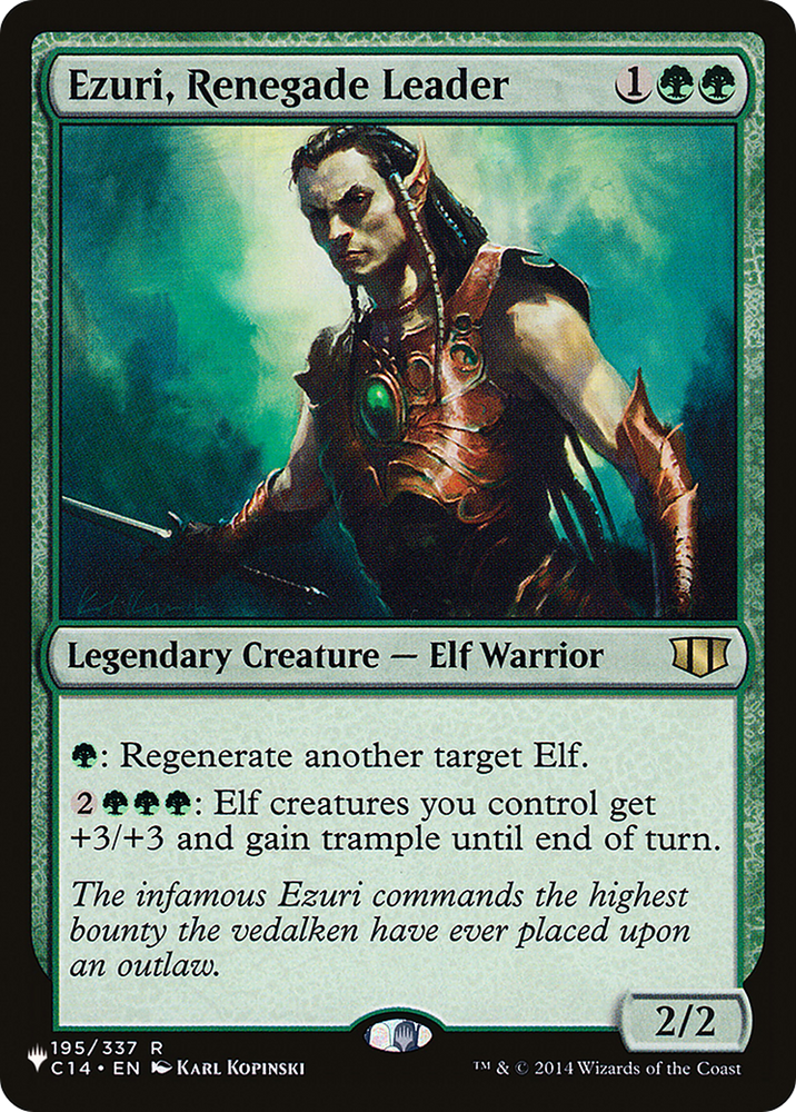 Ezuri, Renegade Leader [The List] (LC14 195)
