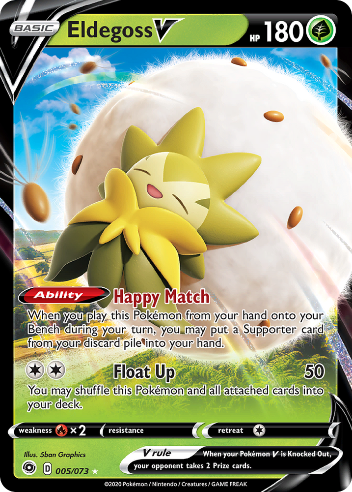 Eldegoss V (5/073) [Sword & Shield: Champion's Path]