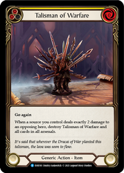 Talisman of Warfare [EVR193] 1st Edition Cold Foil