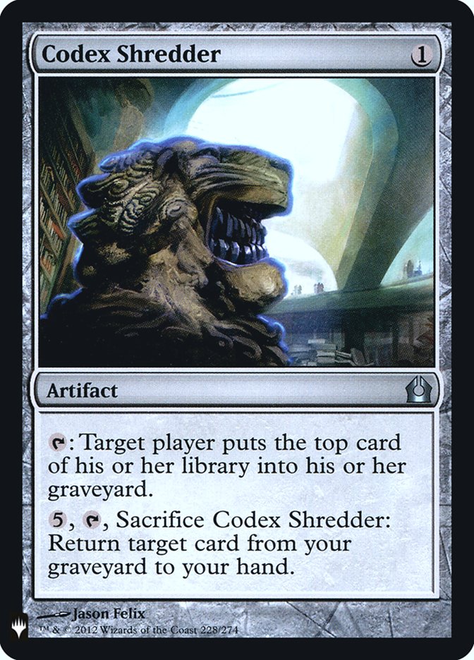 Codex Shredder [Mystery Booster] (FMB1 100)
