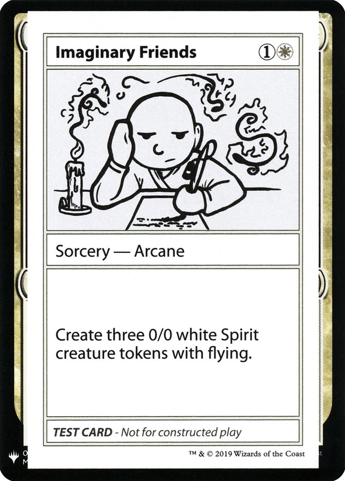 Imaginary Friends [Mystery Booster Playtest Cards] (CMB1 7)
