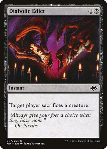 Diabolic Edict [Modern Horizons] (MH1 87)
