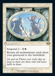 Resurgent Belief (Retro Etched Foil) [Modern Horizons 2] (MH2 385)