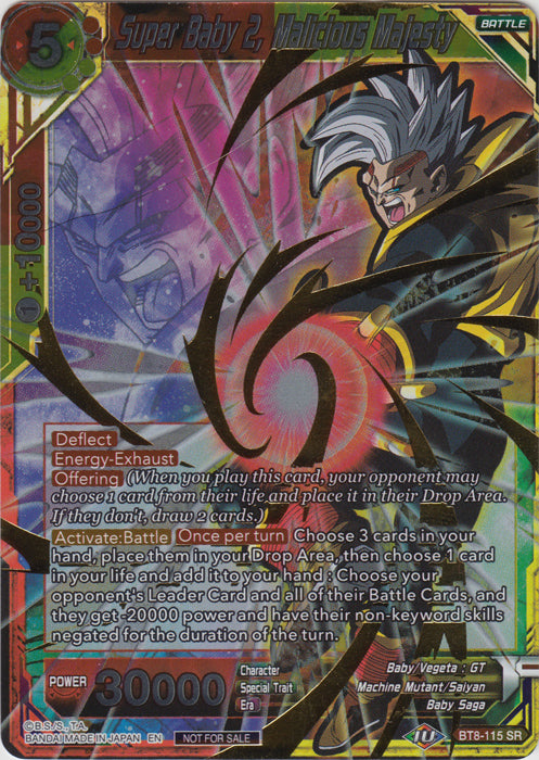 Super Baby 2, Malicious Majesty (Event Pack 05) [BT8-115]