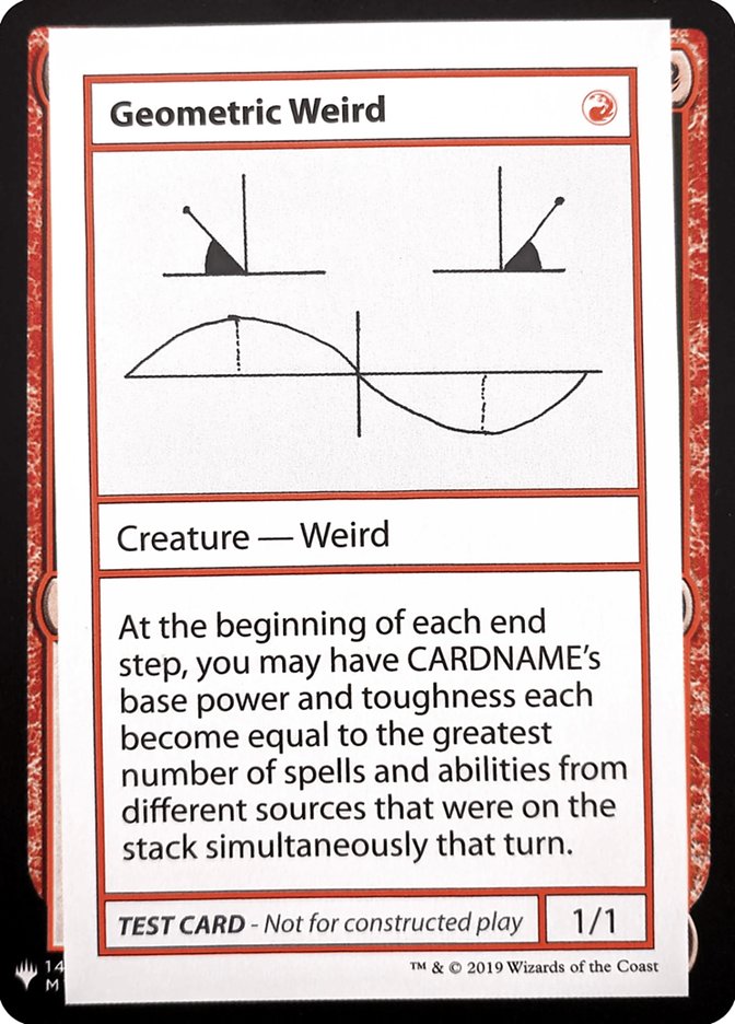 Geometric Weird [Mystery Booster Playtest Cards] (CMB1 69)