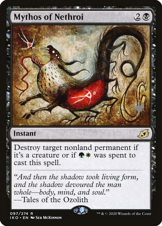 Mythos of Nethroi (Promo Pack) [Ikoria: Lair of Behemoths Promos] (PIKO 97P)