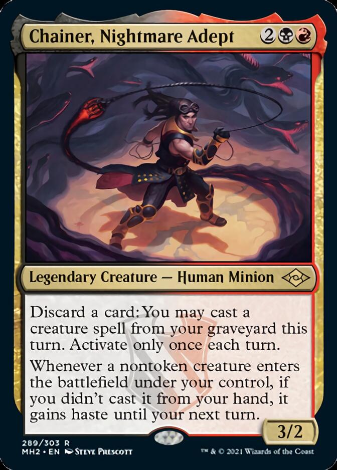 Chainer, Nightmare Adept [Modern Horizons 2] (MH2 289)