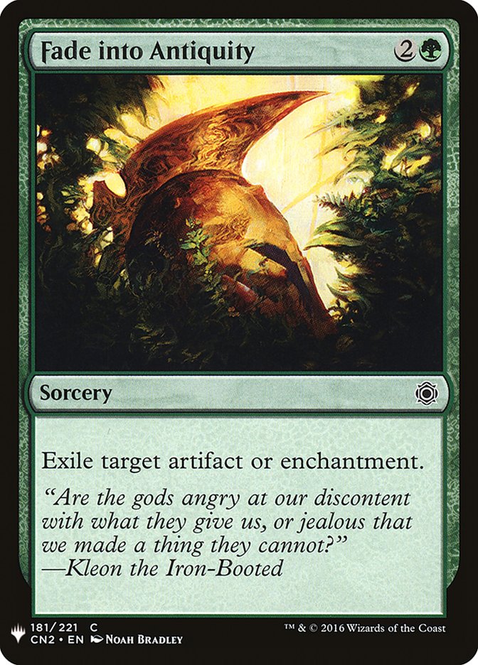 Fade into Antiquity [Mystery Booster] (MB1 1205)