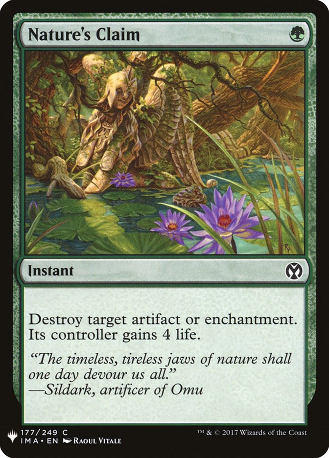 Nature's Claim [Mystery Booster] (MB1 1275)