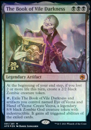 The Book of Vile Darkness [Dungeons & Dragons: Adventures in the Forgotten Realms Prerelease Promos] (PAFR 91)