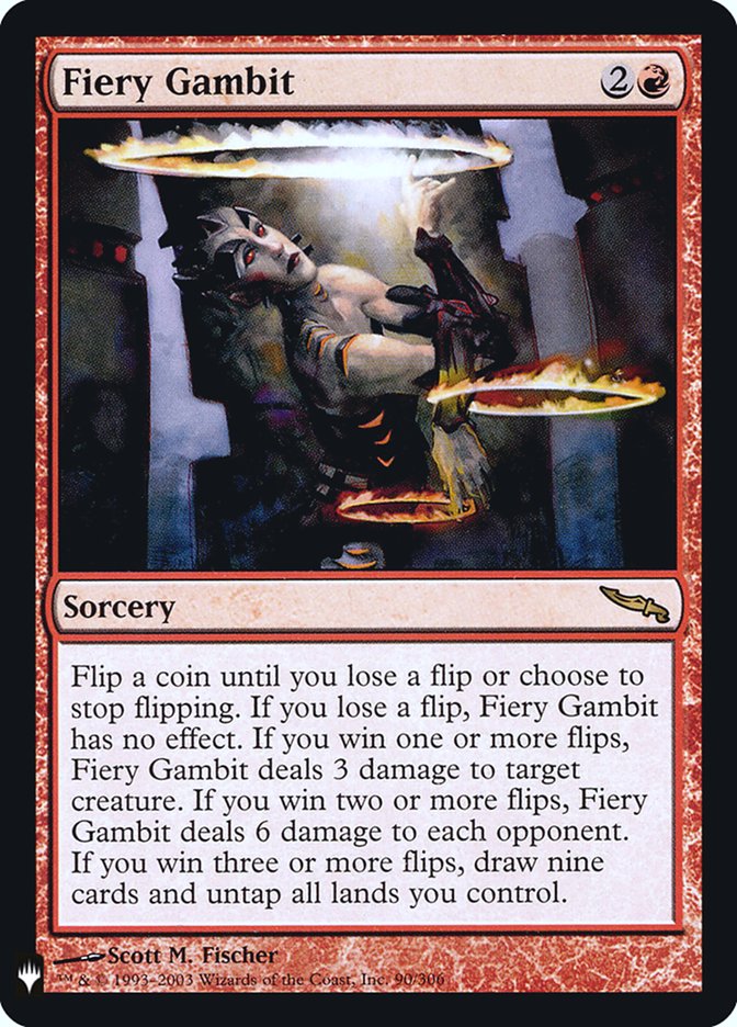 Fiery Gambit [Mystery Booster] (FMB1 49)