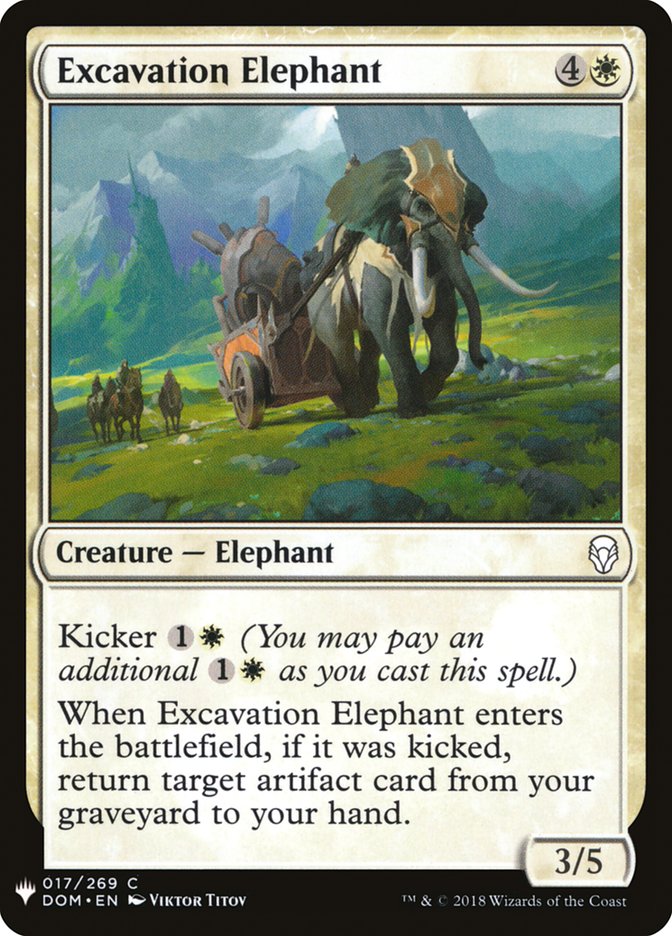 Excavation Elephant [Mystery Booster] (MB1 98)