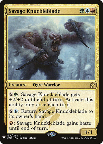 Savage Knuckleblade [Mystery Booster] (MB1 1480)
