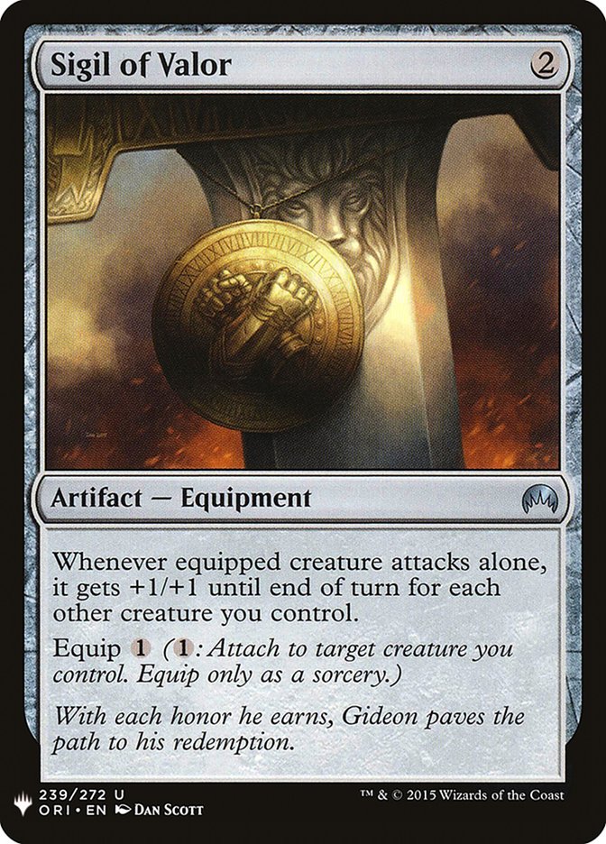 Sigil of Valor [Mystery Booster] (MB1 1628)
