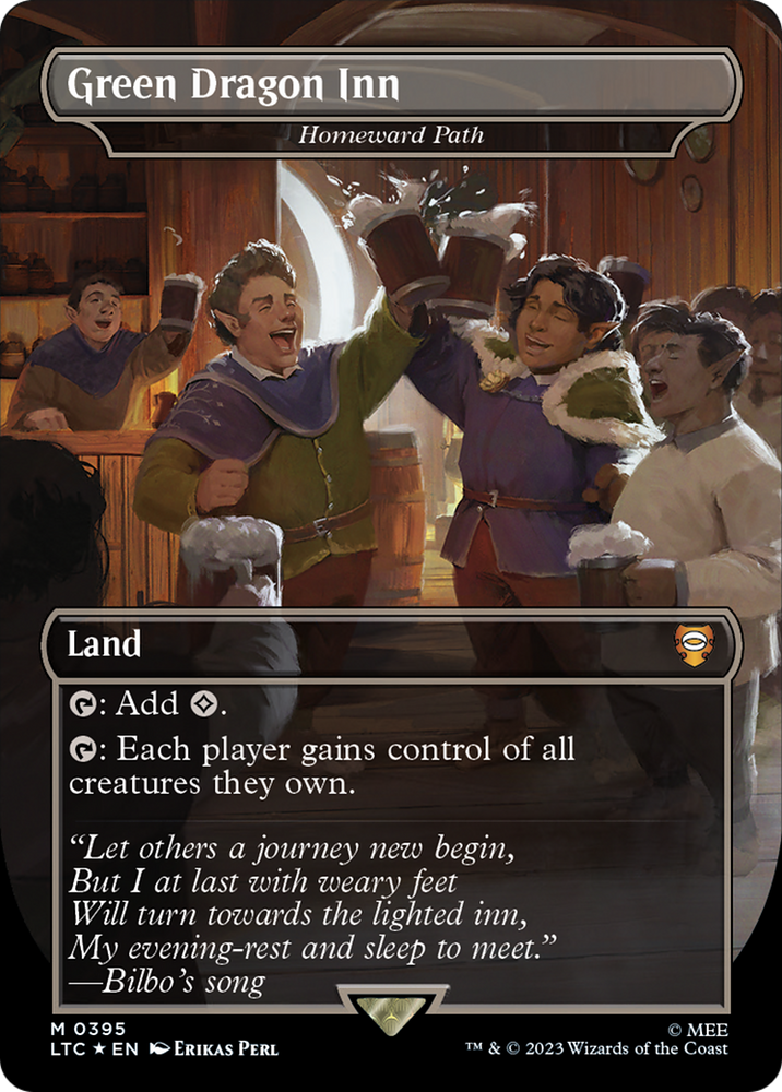 Homeward Path - Green Dragon Inn (Surge Foil Realms and Relics) [The Lord of the Rings: Tales of Middle-Earth Commander]
