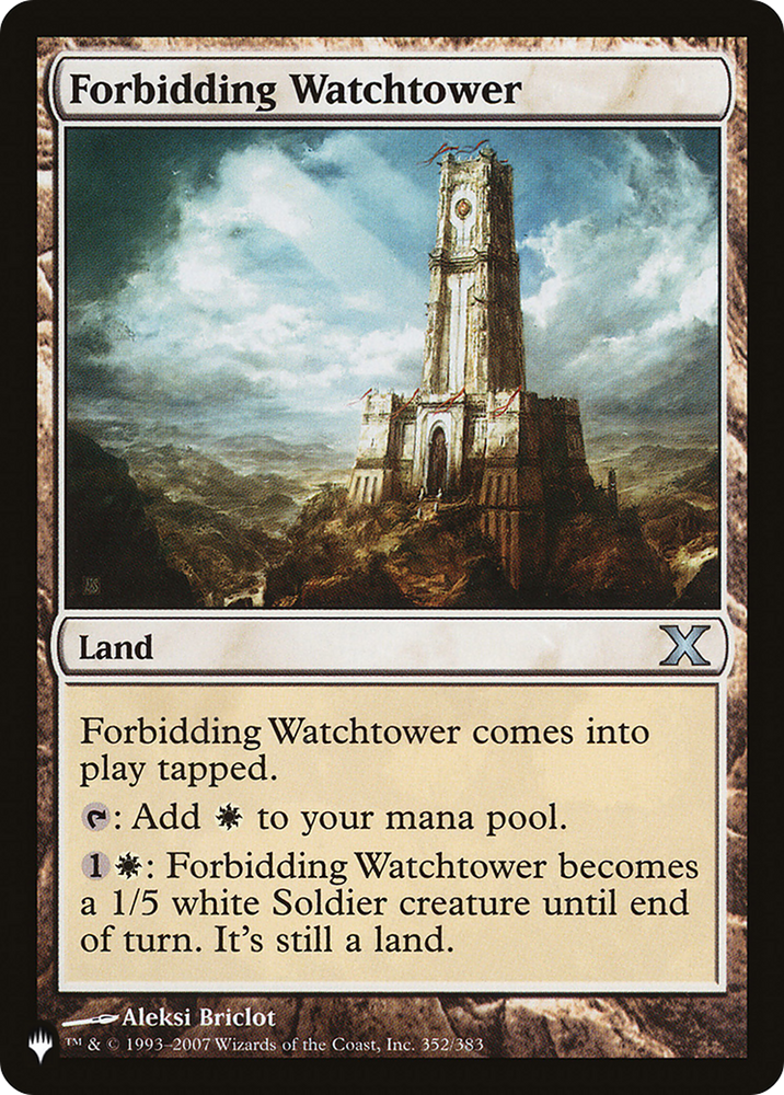 Forbidding Watchtower [The List] (L10E 352)