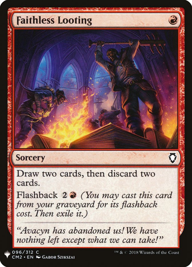 Faithless Looting [Mystery Booster] (MB1 919)
