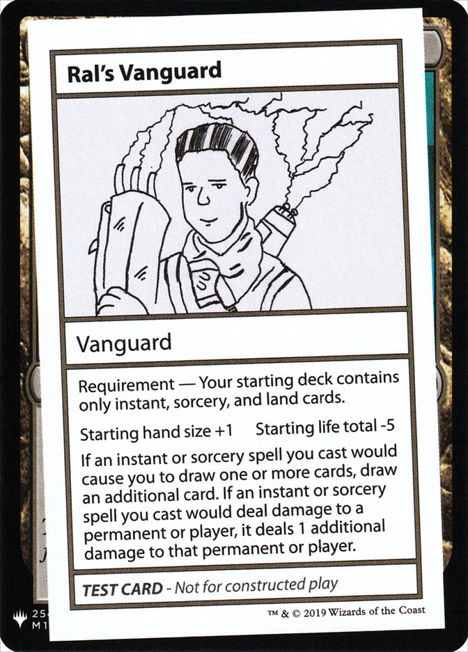Ral's Vanguard [Mystery Booster Playtest Cards] (CMB1 1)