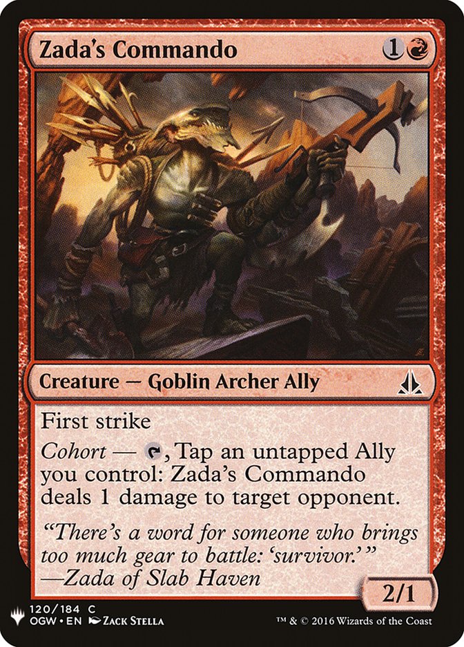 Zada's Commando [Mystery Booster] (MB1 1106)