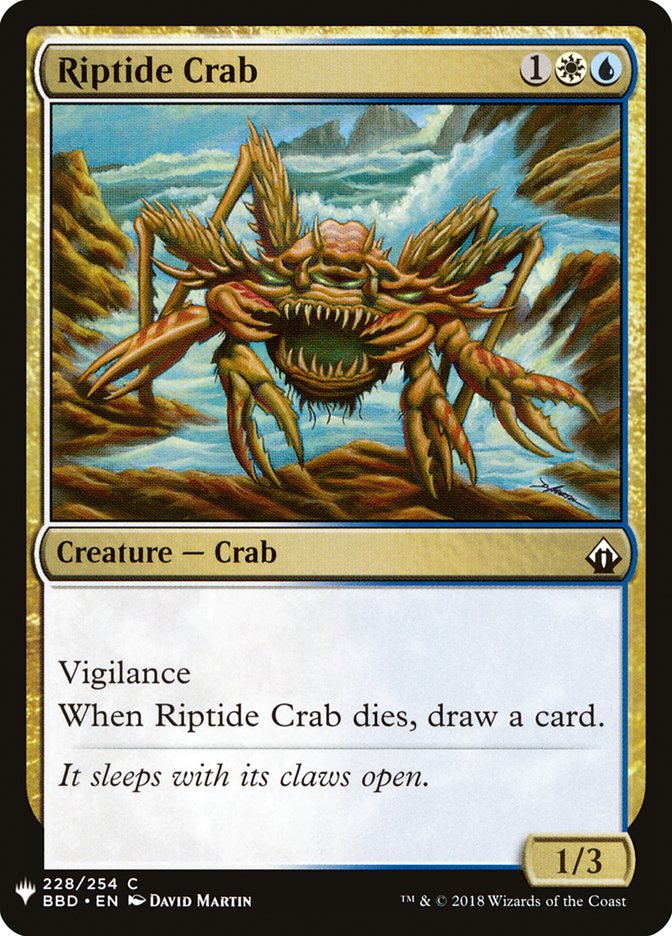 Riptide Crab [Mystery Booster] (MB1 1475)