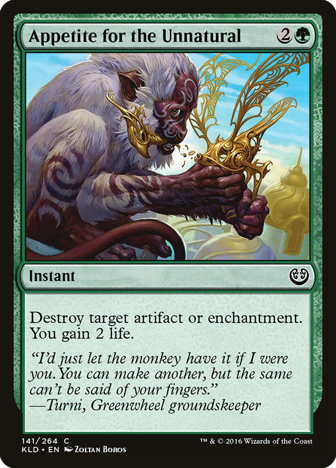 Appetite for the Unnatural [Kaladesh] (KLD 141)