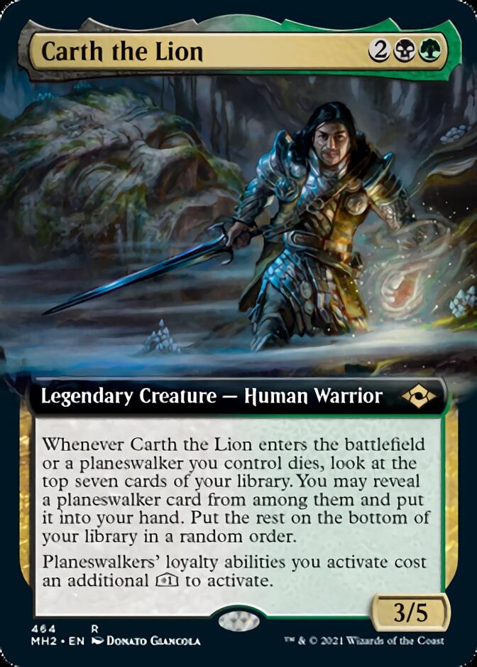 Carth the Lion (Extended) [Modern Horizons 2] (MH2 464)