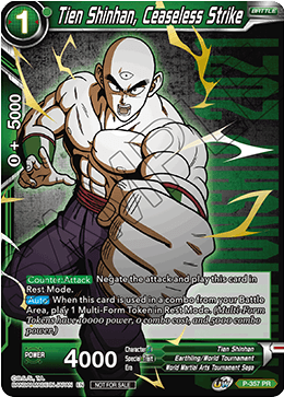 Tien Shinhan, Ceaseless Strike (Gold Stamped) [P-357]