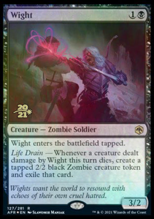 Wight [Dungeons & Dragons: Adventures in the Forgotten Realms Prerelease Promos] (PAFR 127)
