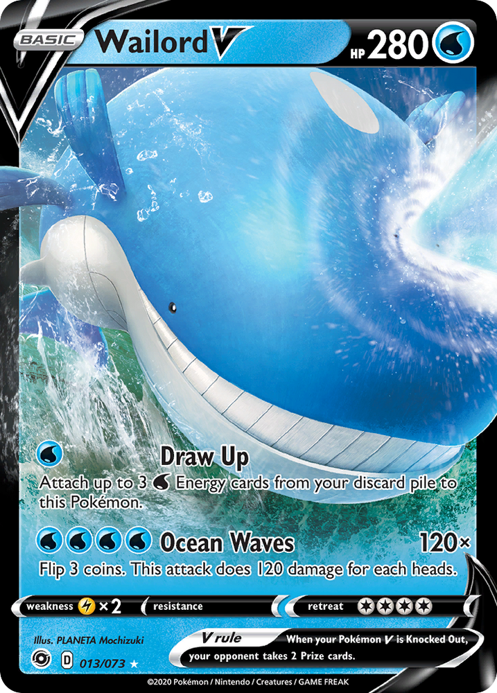 Wailord V (13/073) [Sword & Shield: Champion's Path]