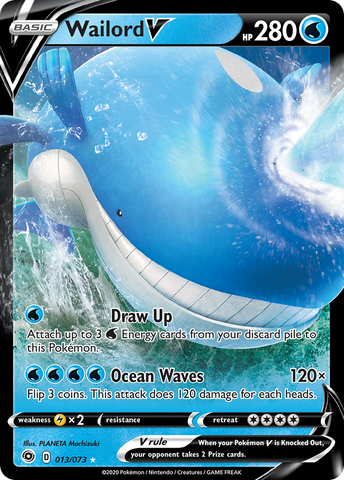 Wailord V (13/073) [Sword & Shield: Champion's Path]